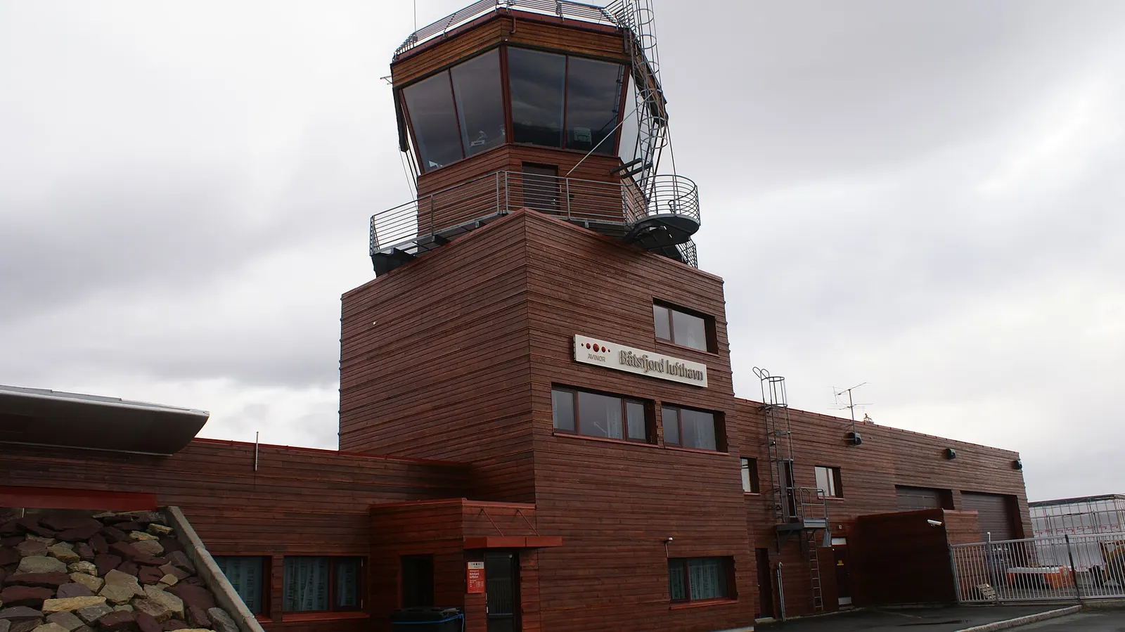 Båtsfjord Airport, Varangerhalvøya, Finnmark, Norway.
