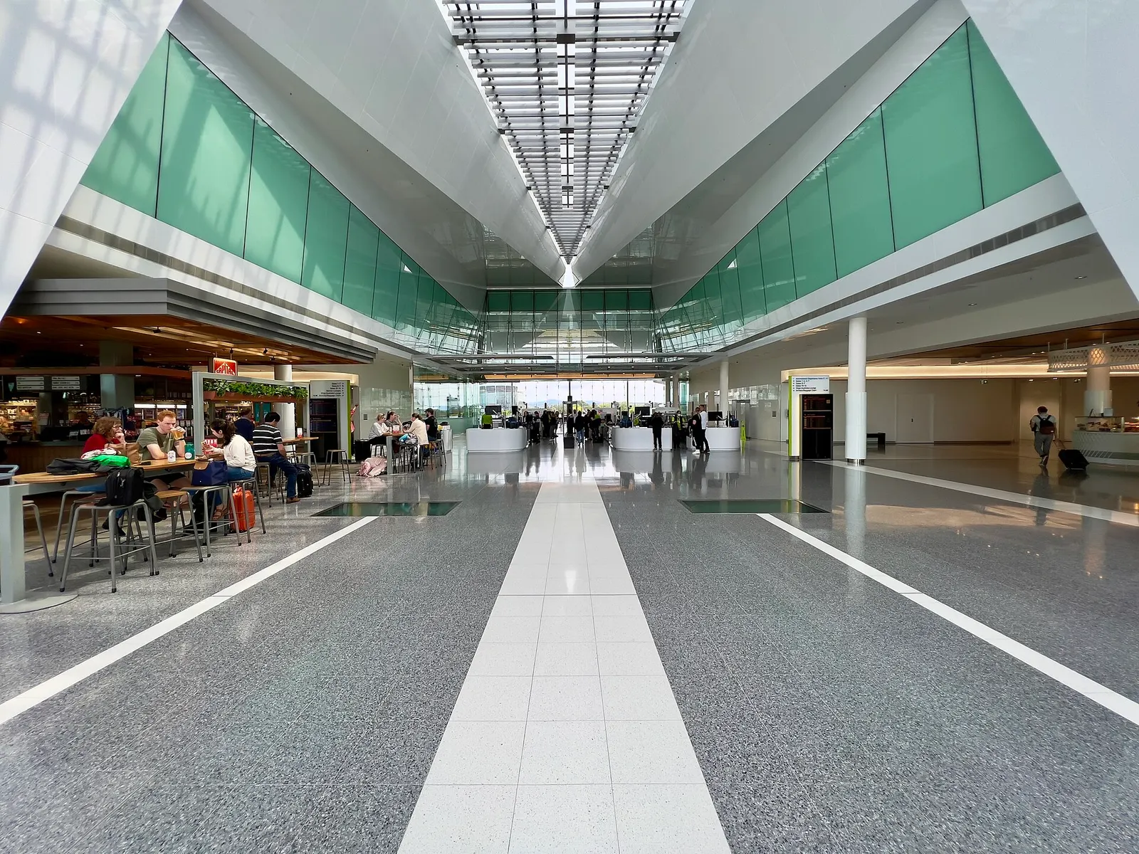 Interior of Canberra Airport, 2022