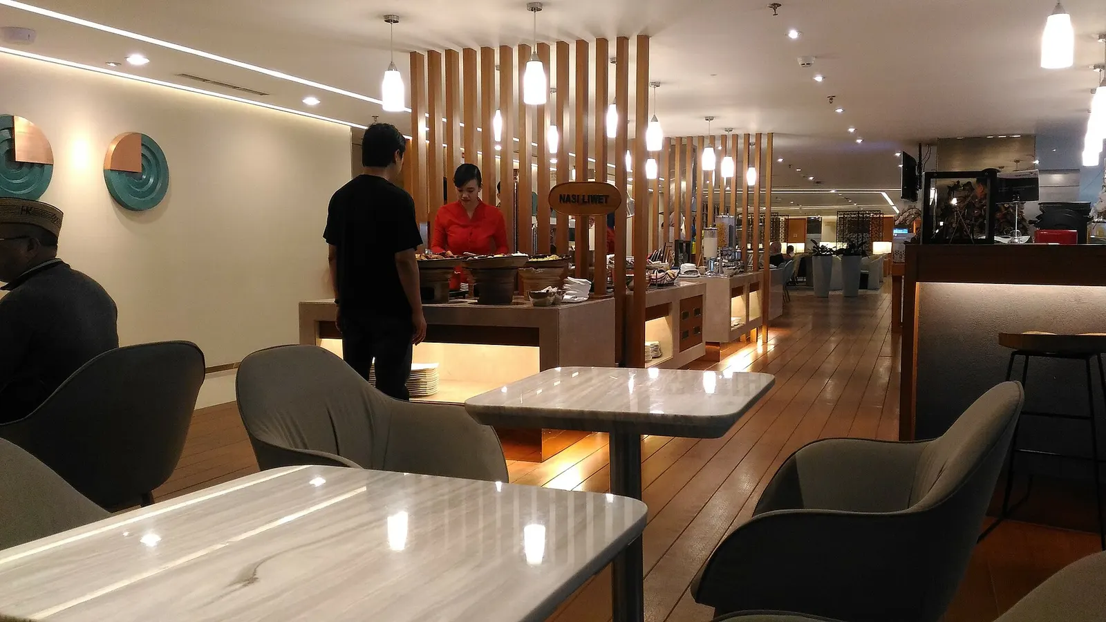 Garuda Indonesia Executive Lounge at Soekarno-Hatta International Airport Terminal 3.