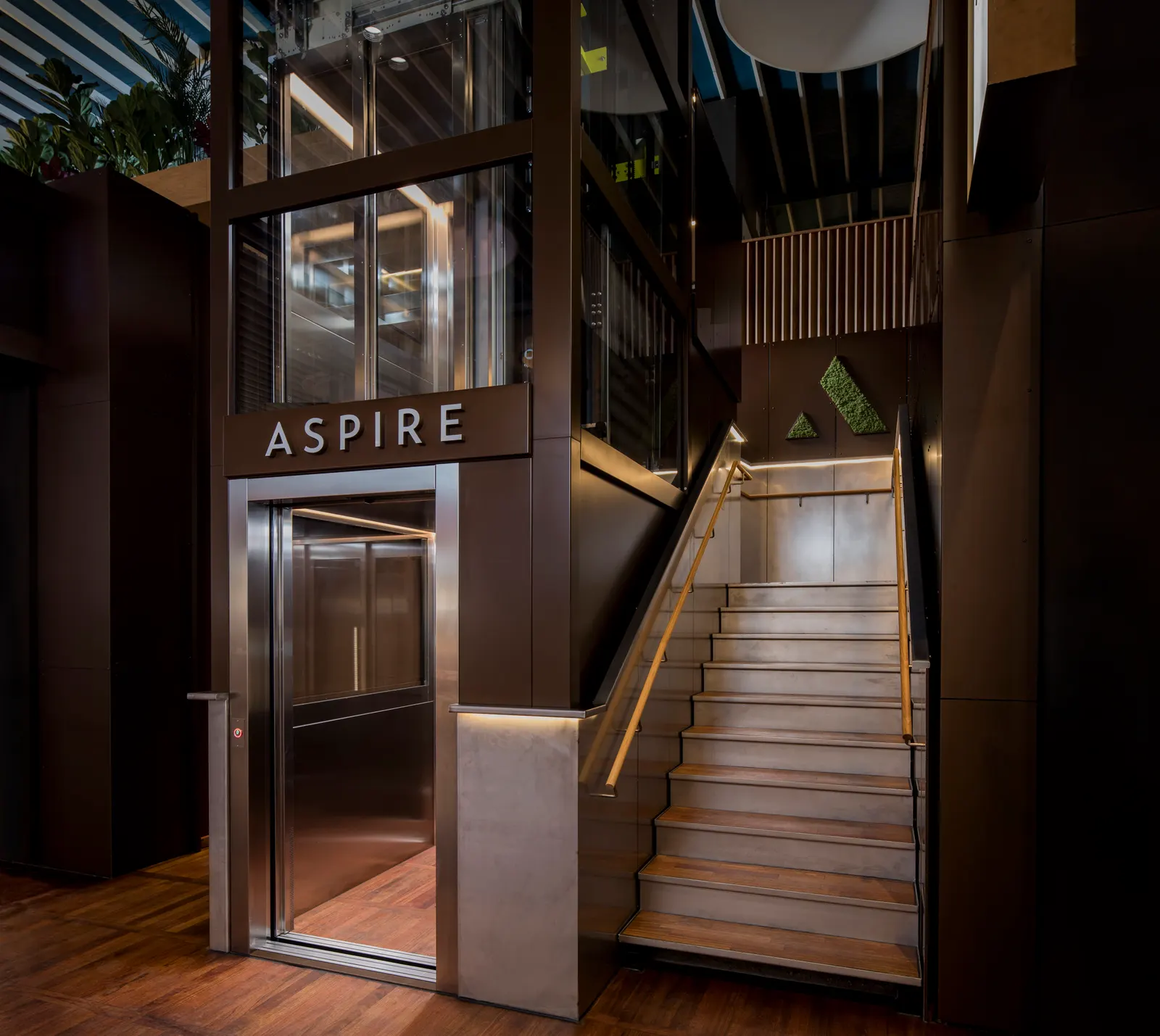 Entrance in the Aspire Lounge at Copenhagen Airport (CPH).
