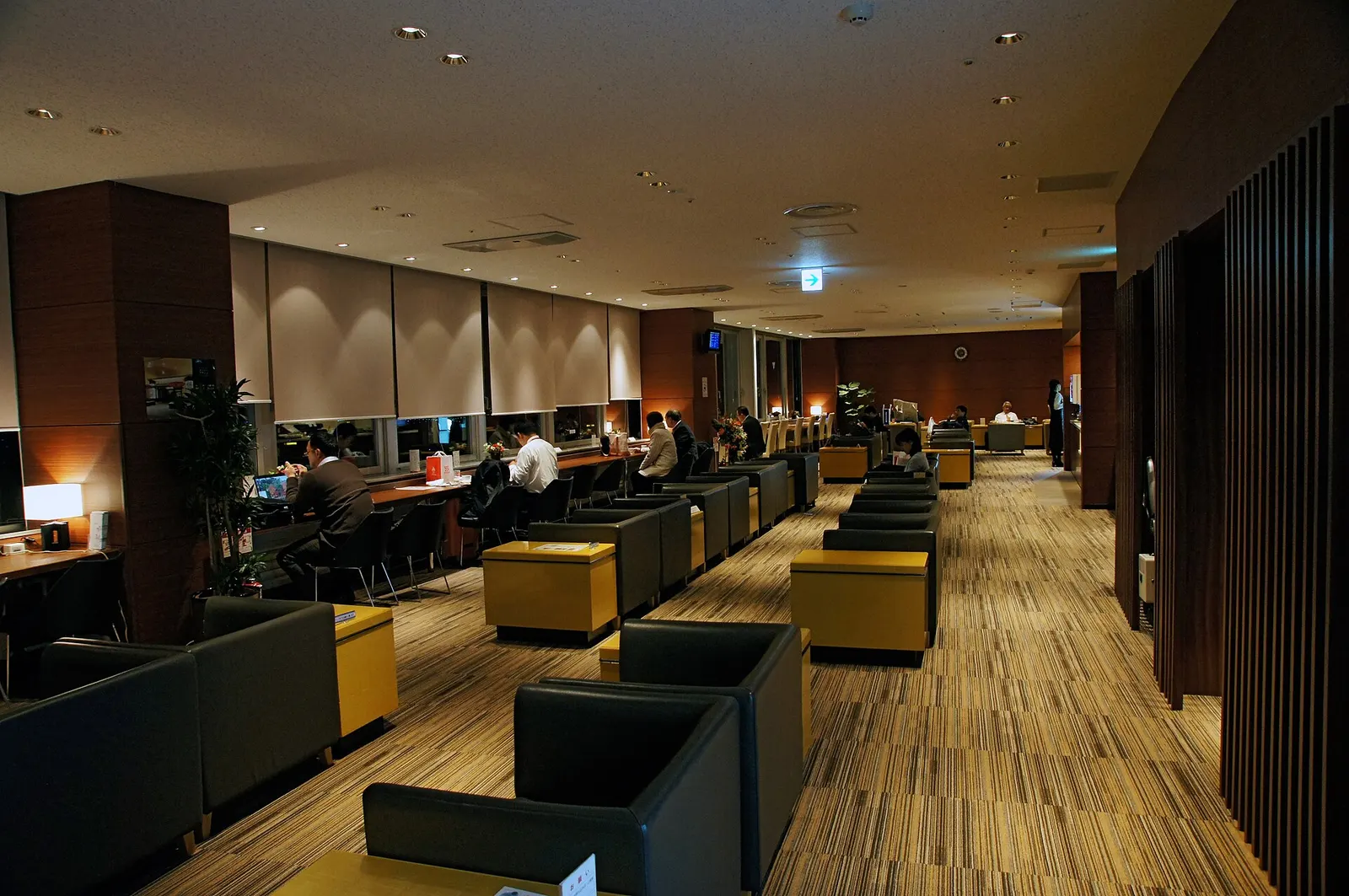 Super Lounge of New_Chitose Airport in Chitose , Hokkaido prefecture , Japan