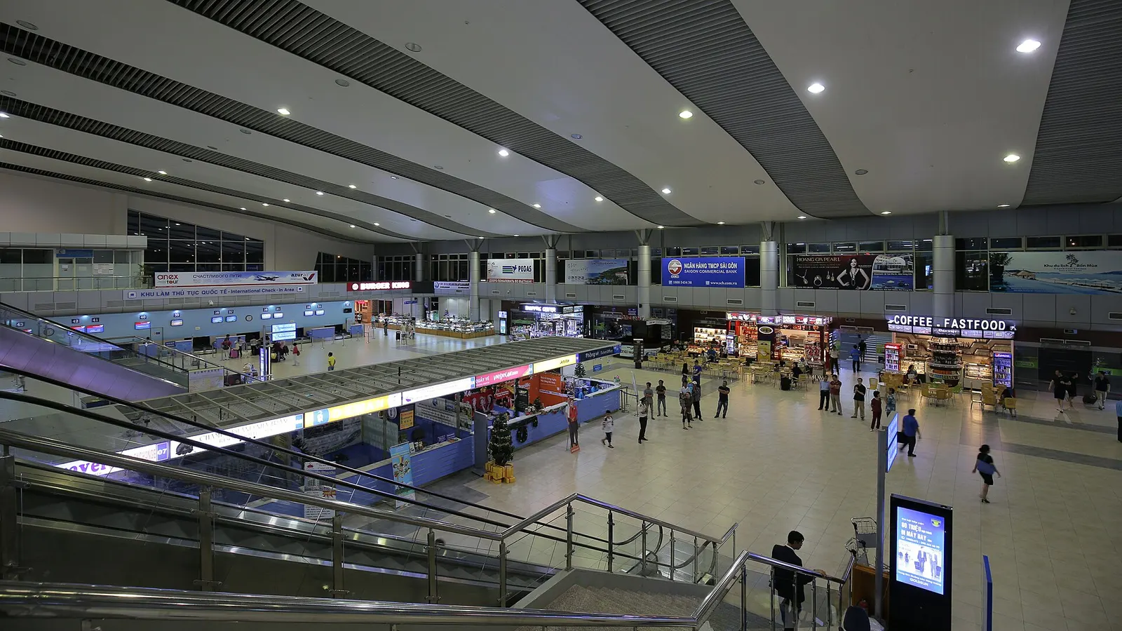 Cam Ranh airport interior, Vietnam.