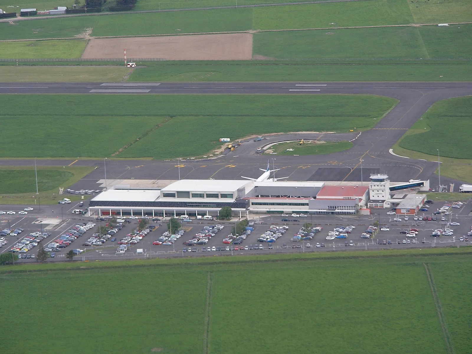 Dunedin International Airport from the Air