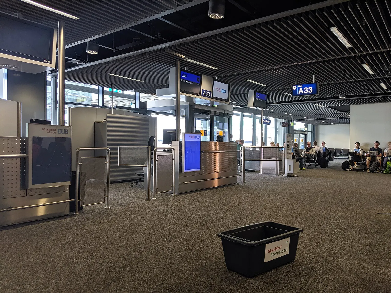 Gate A33 at Düsseldorf Airport