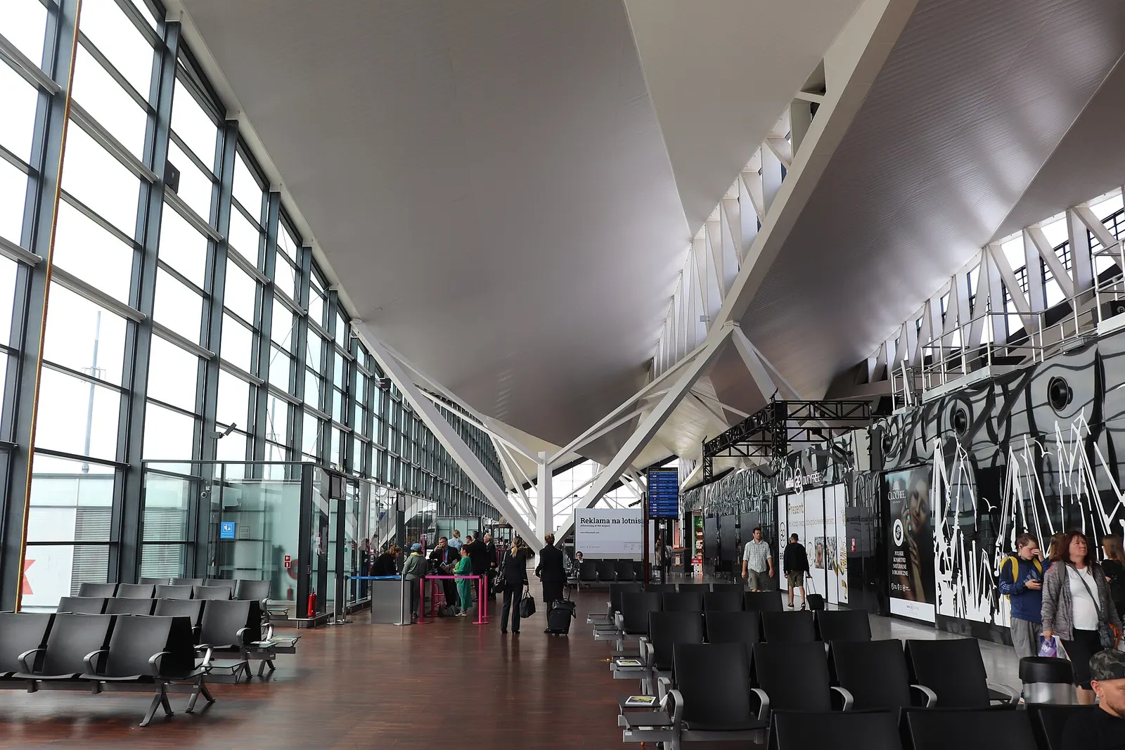 Gdańsk - interior of the Lech Wałęsa Airport (GDN/EPGD) Terminal 2