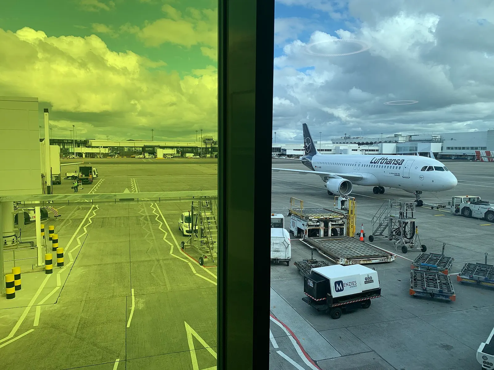 格拉斯哥國際機場一景。