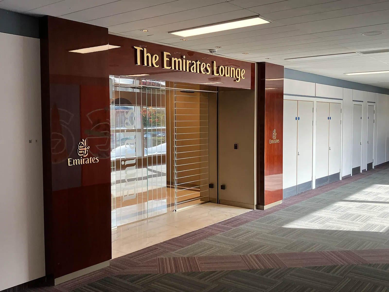 Emirates Lounge at Glasgow Airport
