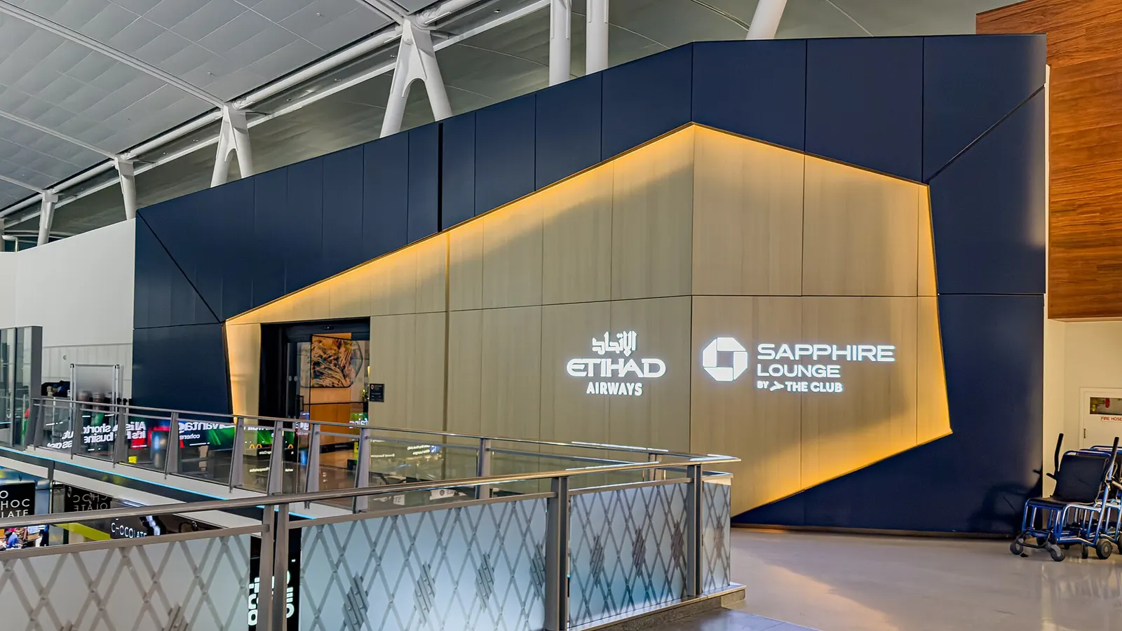 Chase Sapphire Lounge at JFK Terminal 4.