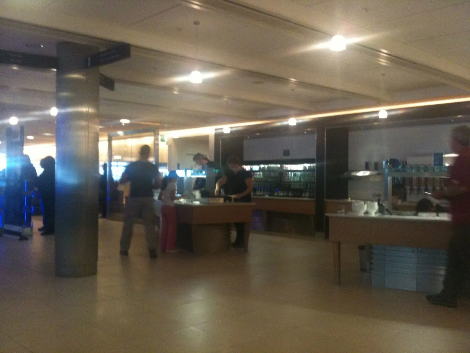 Another view of seating inside the British Airways Galleries Club Lounge at Heathrow Terminal 5 (LHR).