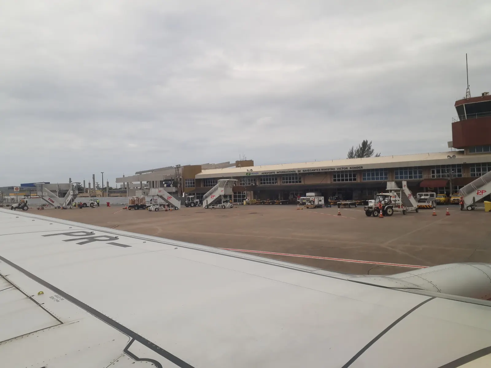 Navegantes Airport terminal building in Santa Catarina