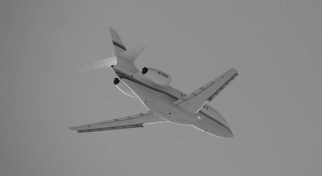 A Dassault Falcon 2000 departing Rochester International Airport (RST) in Rochester, Minnesota.