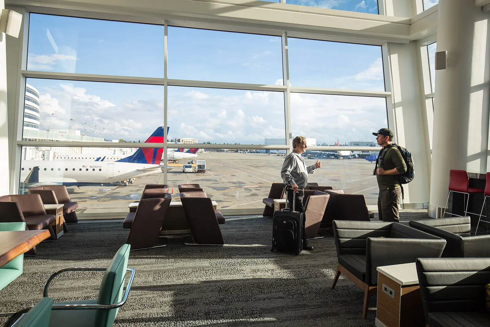 The new Delta Sky Club in Seattle