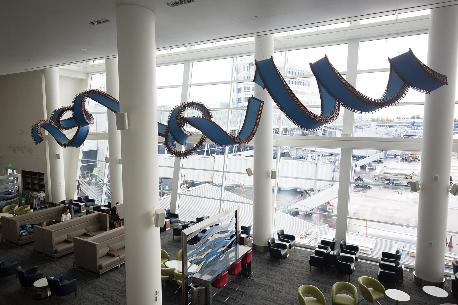 The new Delta Sky Club in Seattle
