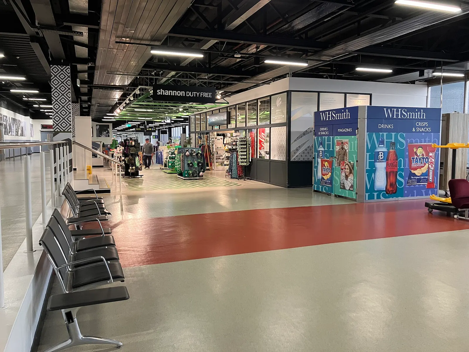 Shannon Airport airside departures after U.S. pre-clearance
