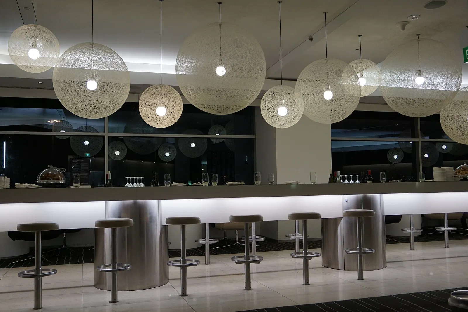 Qantas International Business lounge at Sydney Airport