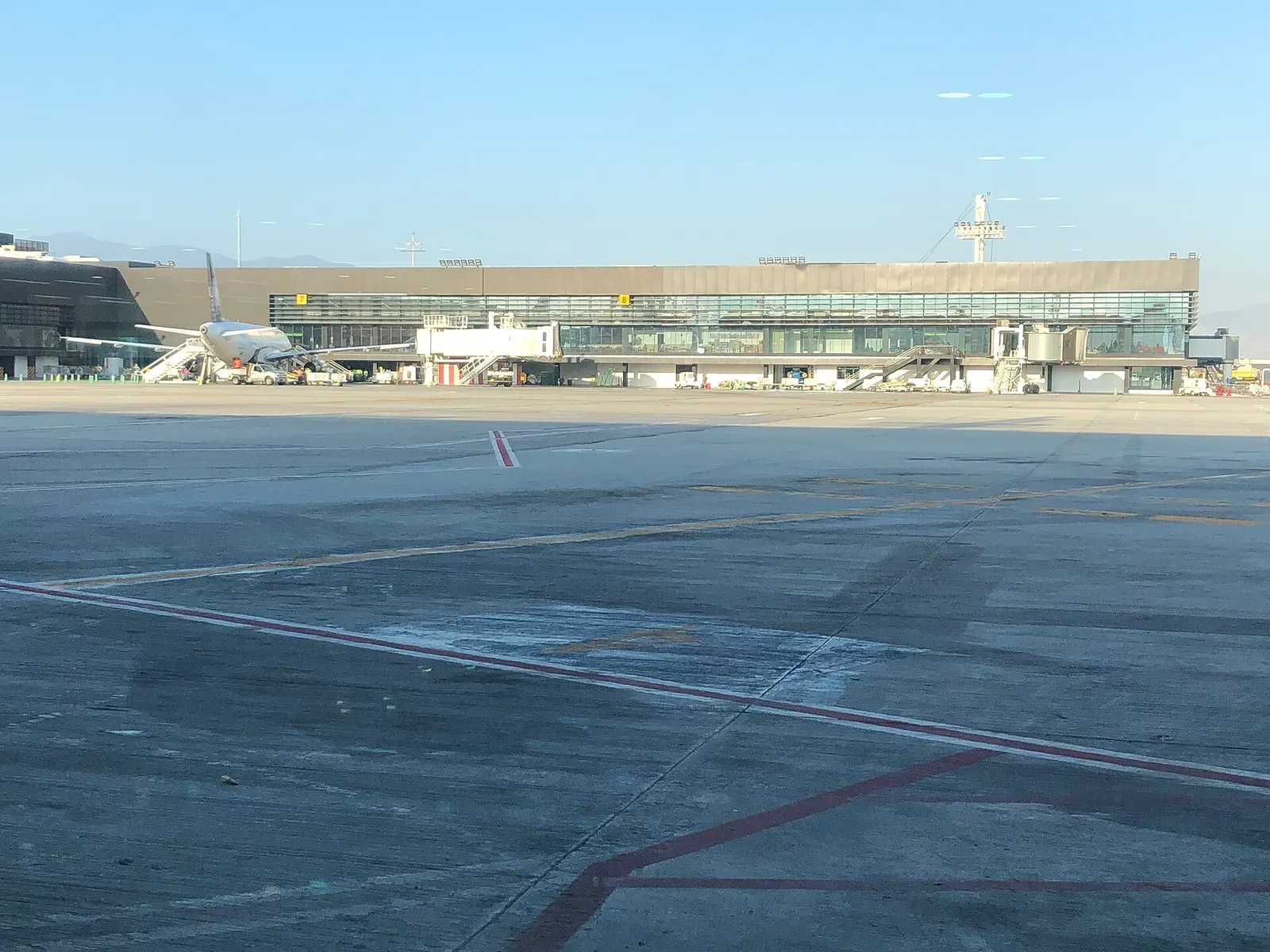 Air side of the Tijuana International Airport.