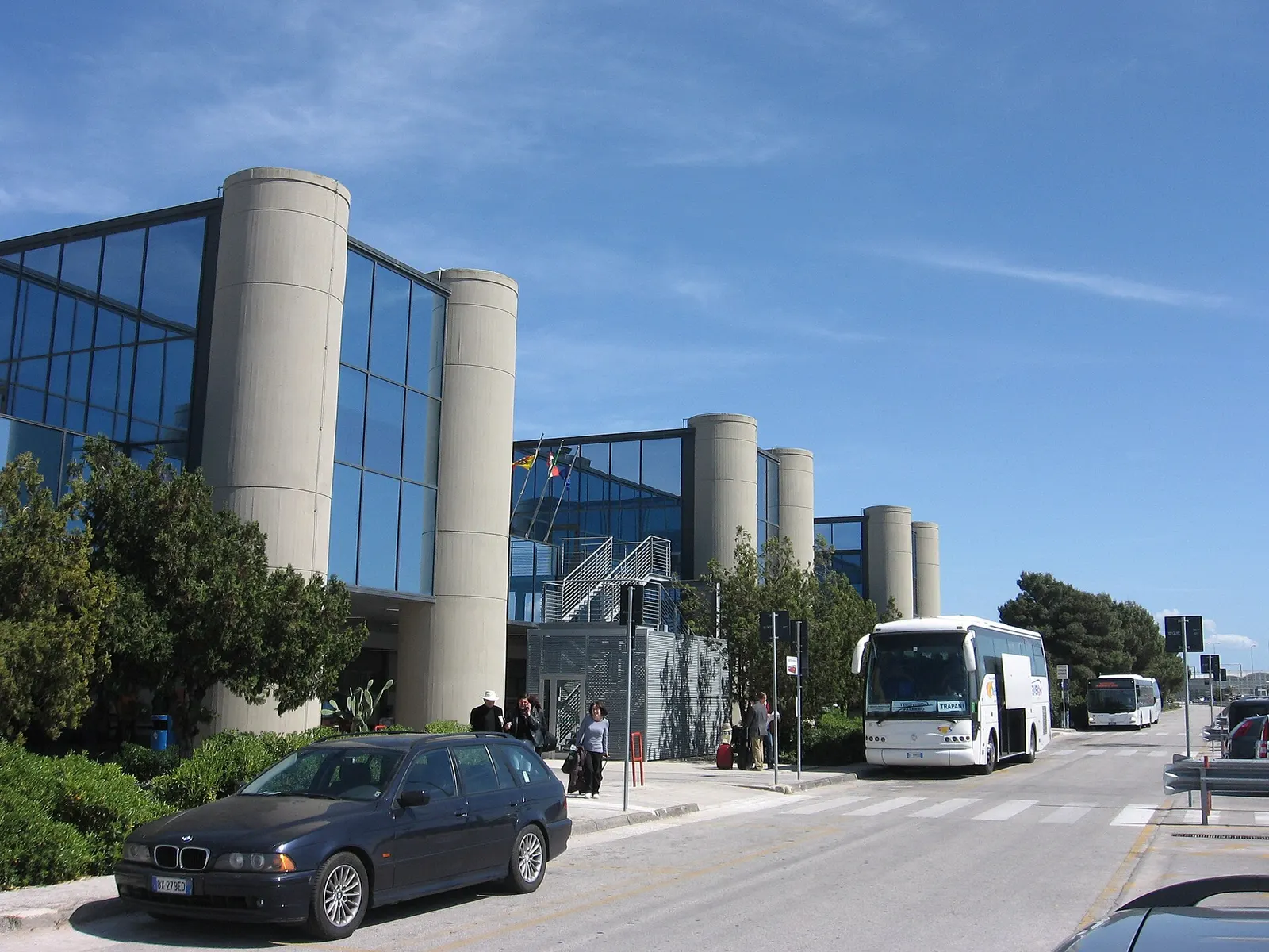 Trapani-Birgi Airport, front.