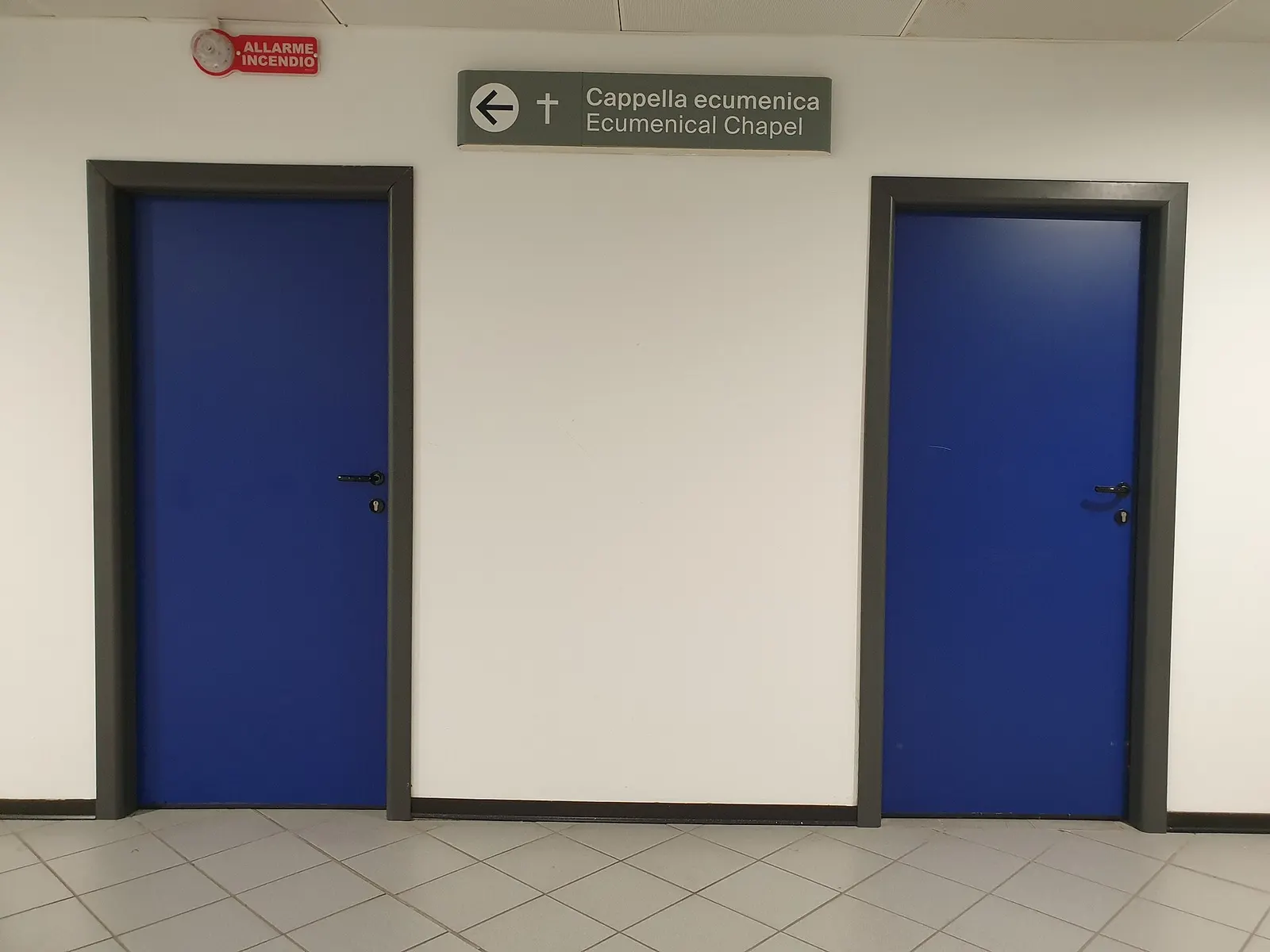 Turin Airport chapel